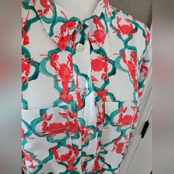 Ruby Rd. Lobster Shirt, Large - Picture 3 of 12